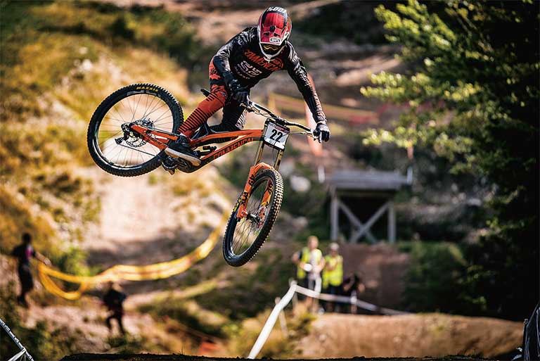 downhill